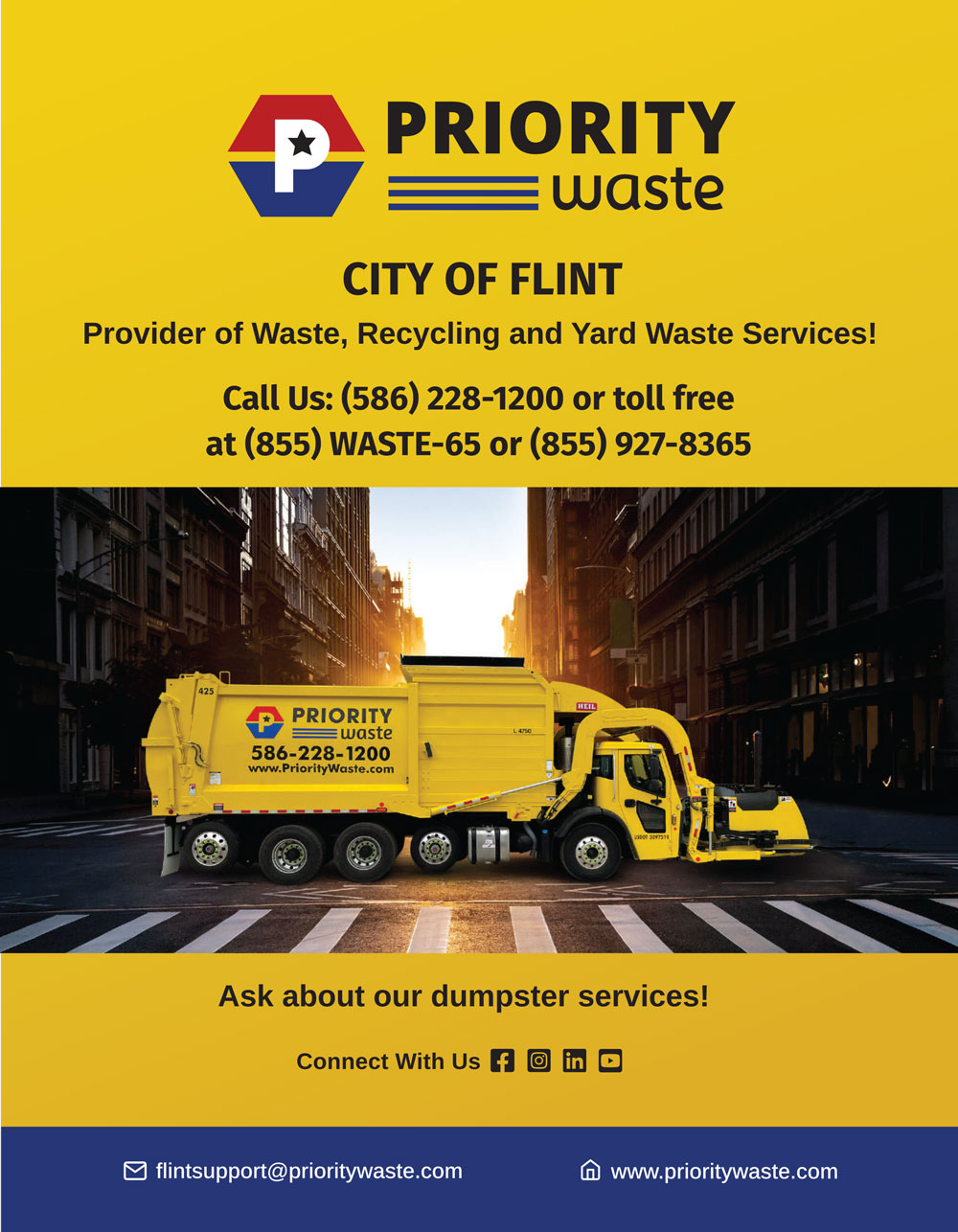 Priority Waste Brochure, Page 1